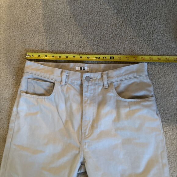 Uniqlo U Selvedge Regular-Fit Denim Jeans Natural 321 447657 | 32W - Picture 8 of 12